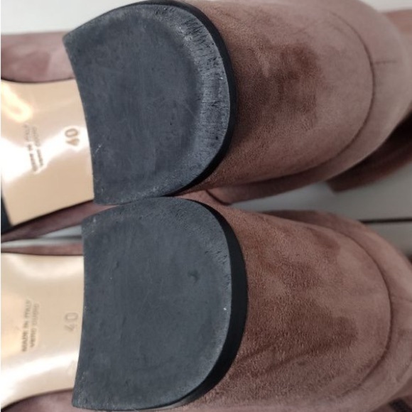 Le Pepe Suede Leather Sz 10 Block Heel Ankle-Boots - Picture 10 of 15